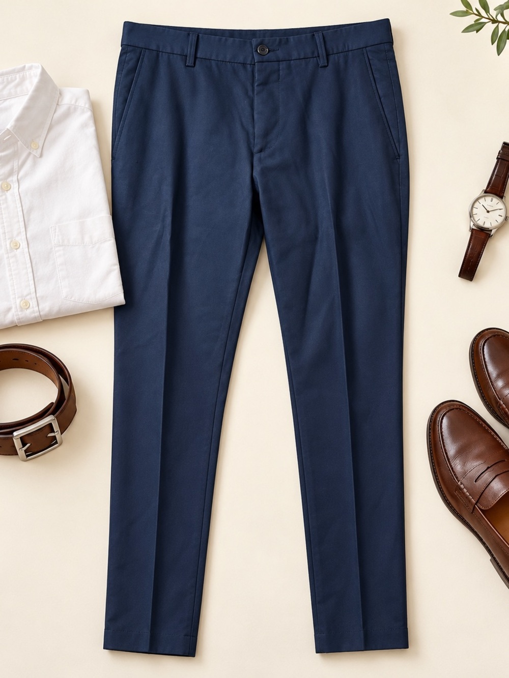 Zara Man Navy Tailored Dress Pants | EUR 48 / USA 38